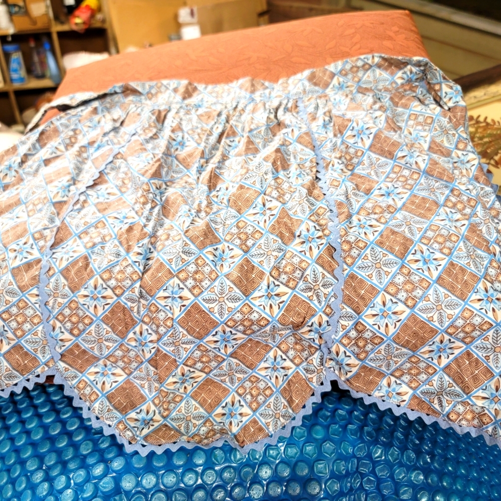 Nwt vintage Blue/tan Apron